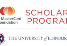 University of Edinburgh Mastercard Foundation Scholars Program for study in Scotland (Fully Funded) University of Edinburgh Mastercard Foundation Scholars