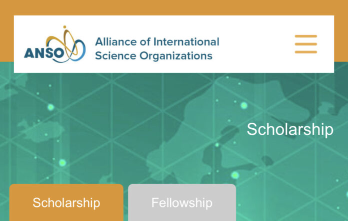 ANSO Scholarship for Young Talents to study in China