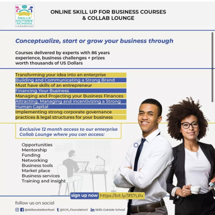 Online skill up for business courses