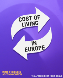 Average Cost of Living in Europe: Rent, Transportation and Feeding