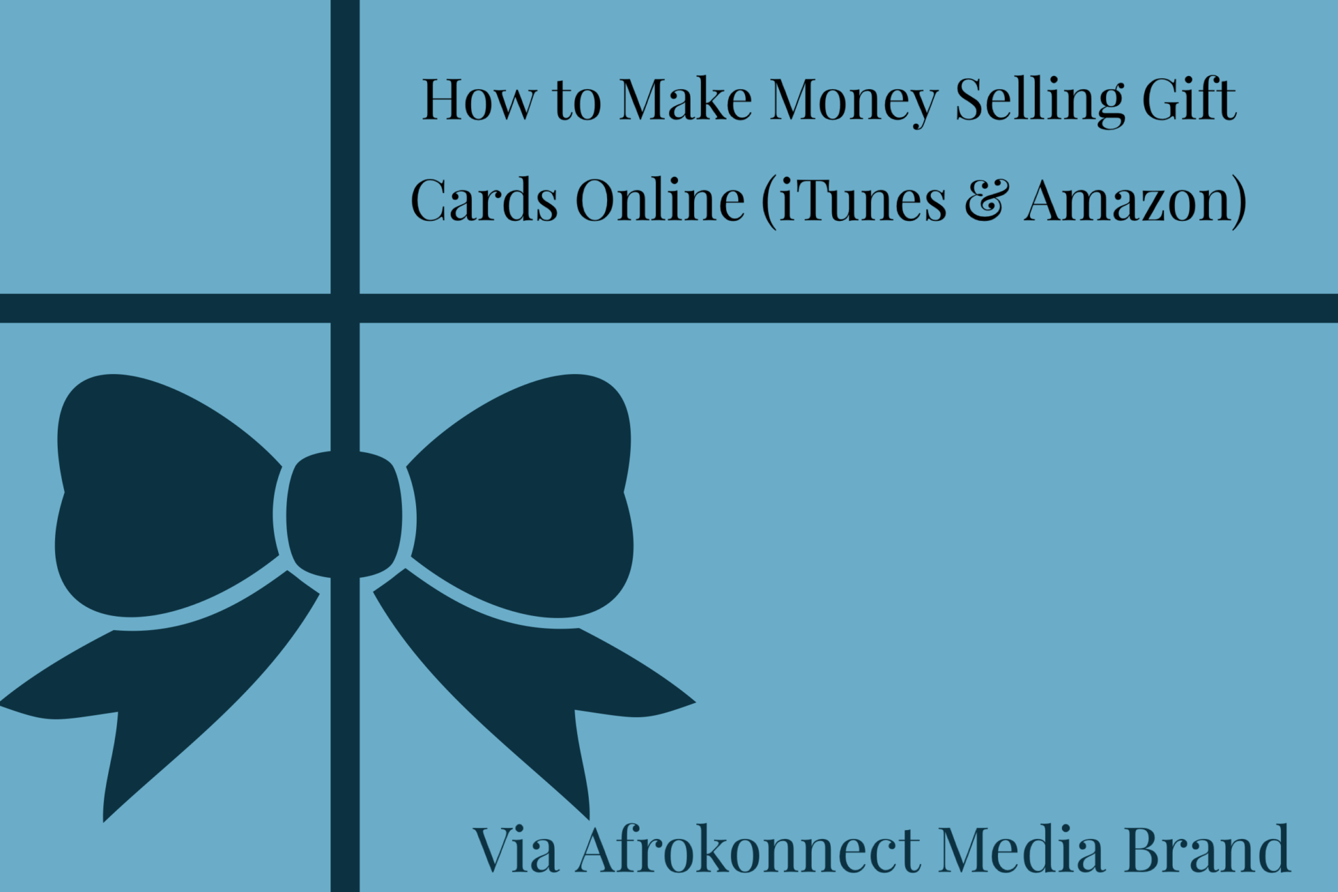 How to Make Money Selling Gift Cards Online (iTunes & Amazon) Afrokonnect