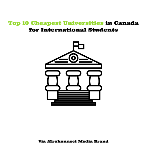 Cheapest Universities in Canada for international students