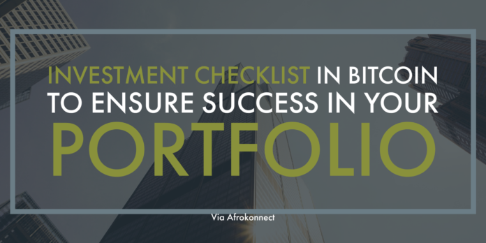 Investment Checklist in Bitcoin to Ensure Success in Your Portfolio